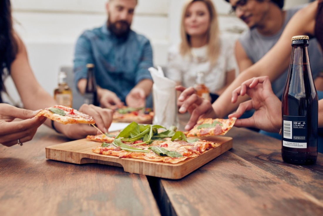 pizza en primavera